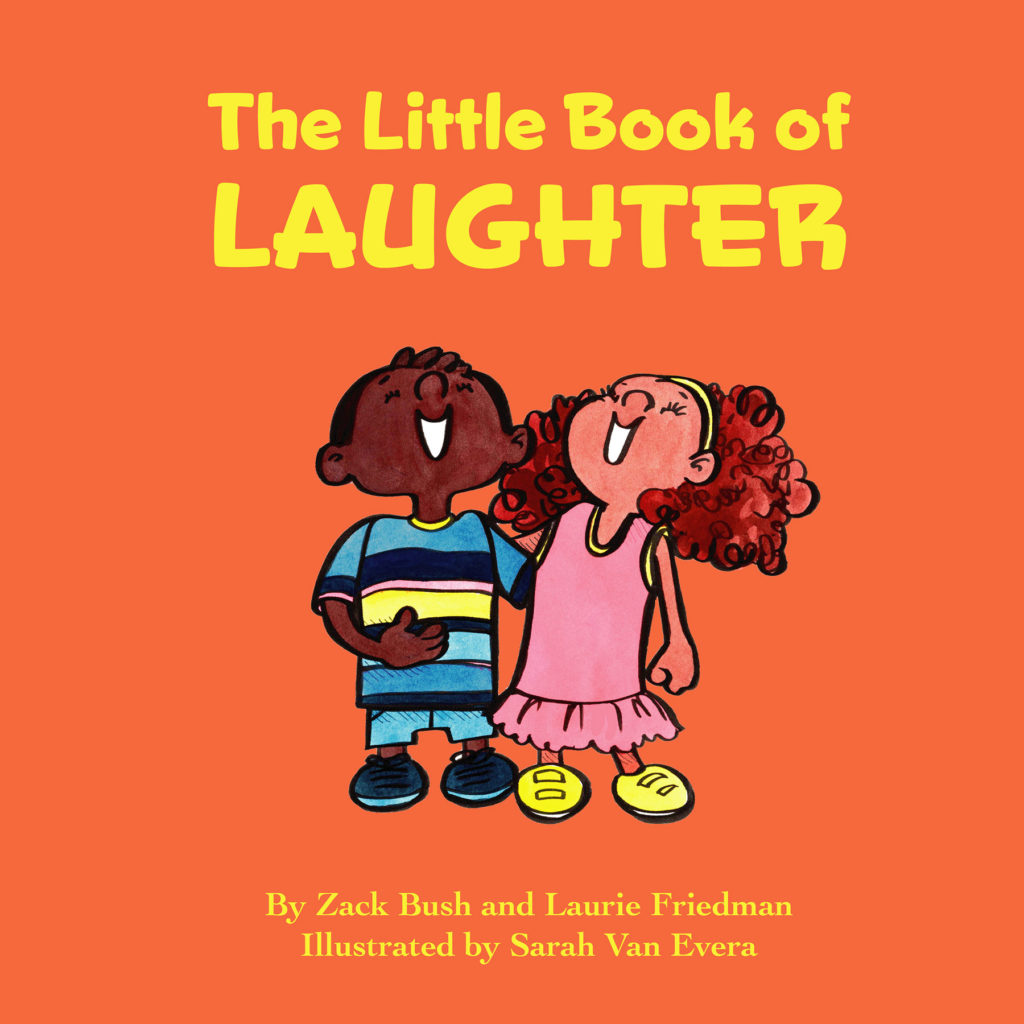 The Little Book of Laughter Cover art with two children laughing