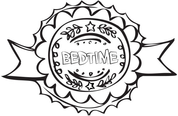 The Little Book of Bedtime Coloring Badge
