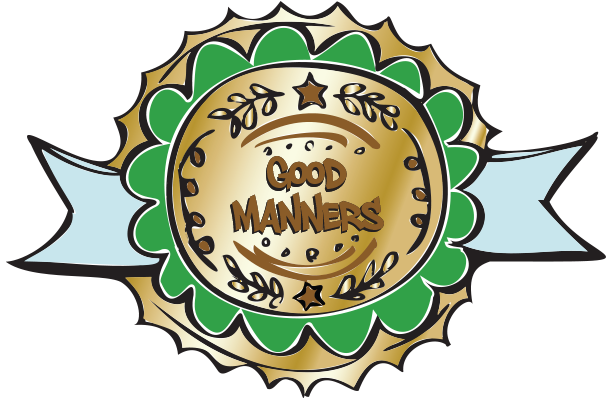 The Little Book of Manners Achievement Badge