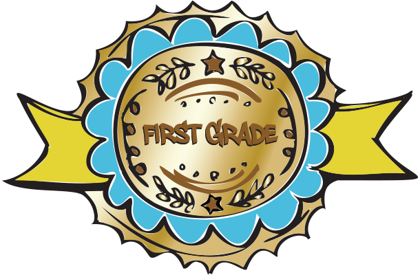The Little Book of First Grade Achievement Badge